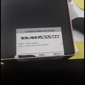 Brand new Oakley badman Ferrari edition sunglasses